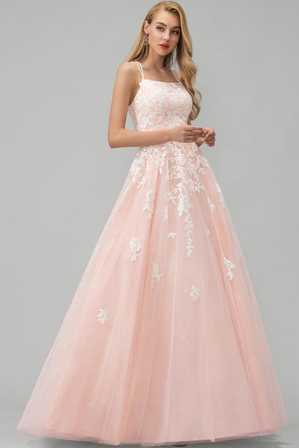 Robe Dentelle Bal Tulle Floral