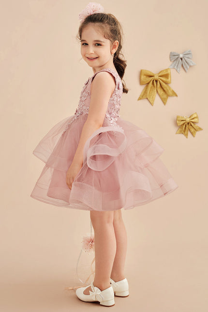 Robe Dentelle Floue Rose 3D - gallery 5
