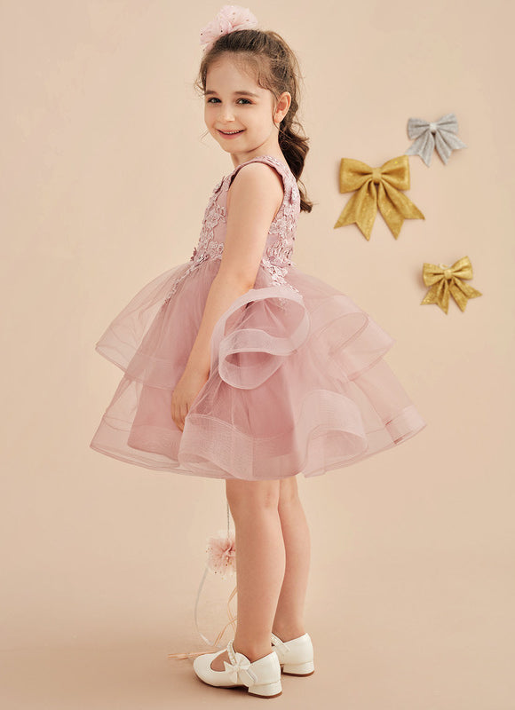 Robe Dentelle Floue Rose 3D - gallery 5
