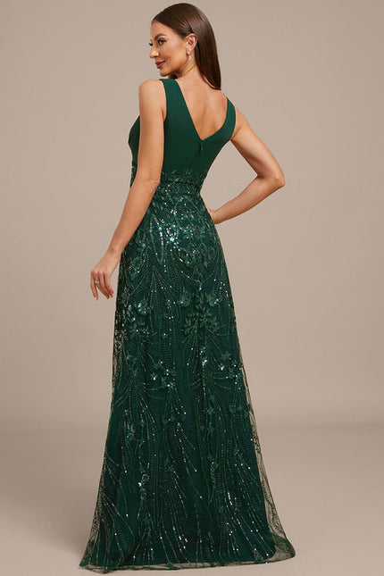 Robe Dentelle Soirée Scintillante - gallery 6