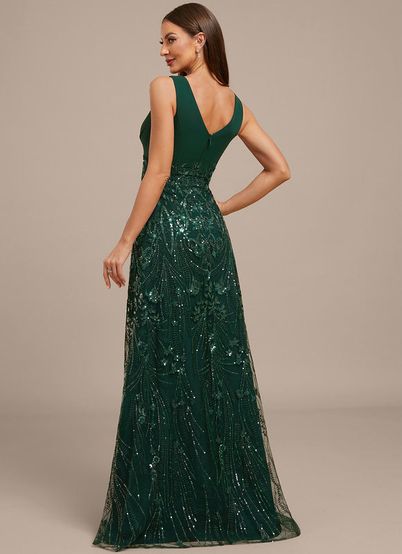 Robe Dentelle Soirée Scintillante - gallery 6