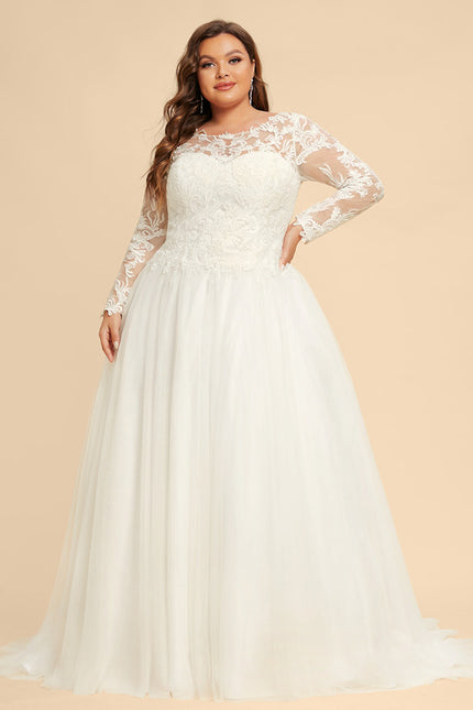 Robe Dentelle Mariage Tulle - gallery 5