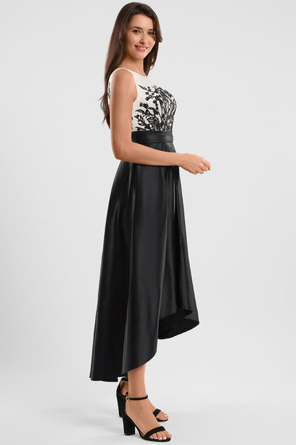 Robe Dentelle Bi-Matière Chic - gallery 1