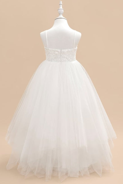 Robe Dentelle Nuptiale Blanche Tulle - gallery 5