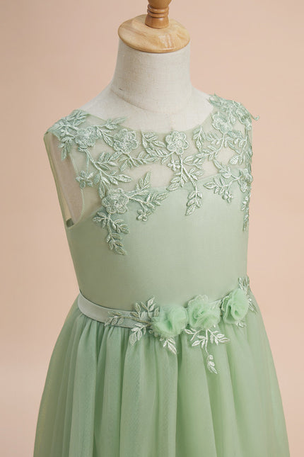 Robe Dentelle Émeraude Enchantée - gallery 4