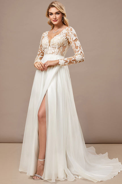 Robe De Mariee Organza Dentelle - gallery 1