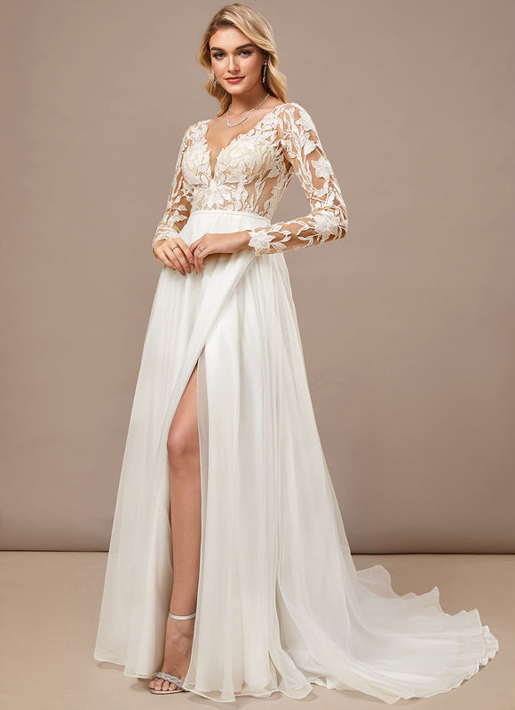 Robe De Mariee Organza Dentelle - gallery 1
