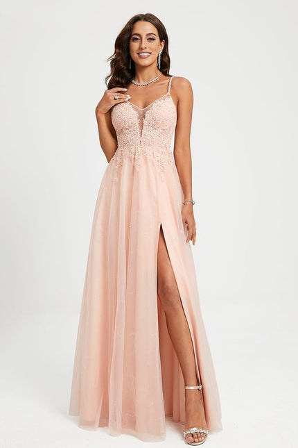 Robe Dentelle Élégante Rose