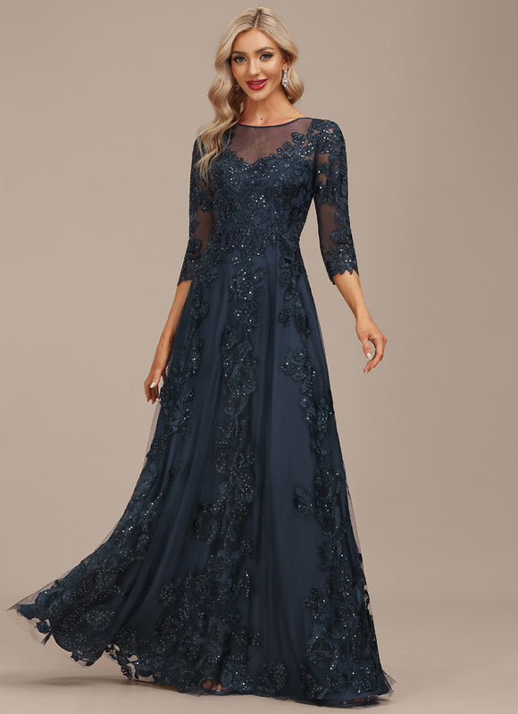 Robe Dentelle Éclat Océanique