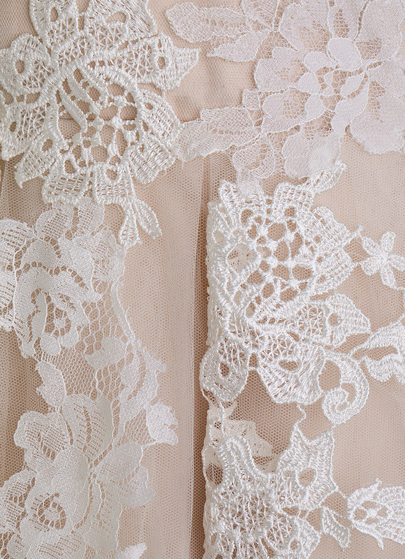 Robe Dentelle Courte Dentelle - gallery 1