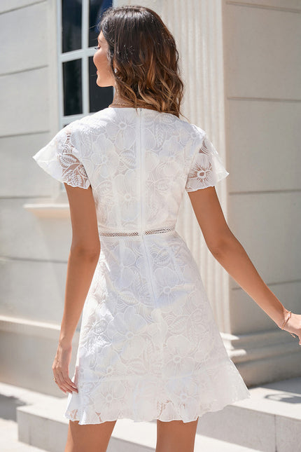 Robe Dentelle Dentelle Blanche - gallery 3