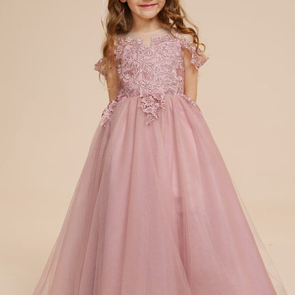 Robe Dentelle Boheme Rose