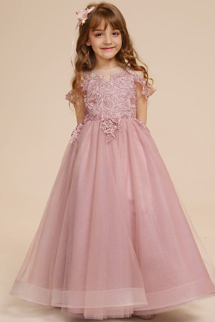 Robe Dentelle Boheme Rose