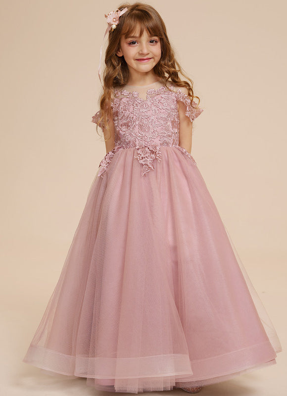 Robe Dentelle Boheme Rose