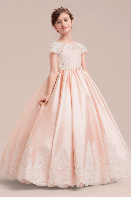 Robe Dentelle Évasée Blanche - gallery 2