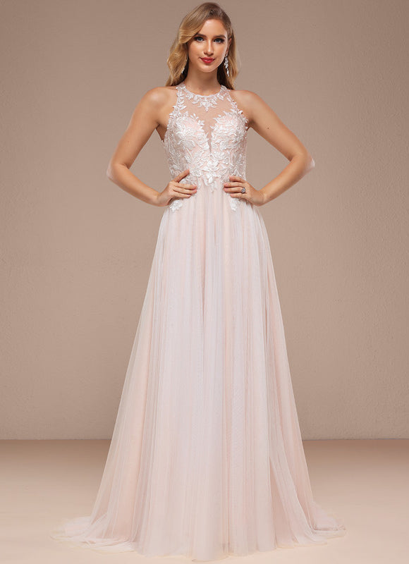 Robe Dentelle Tulle Brodée - gallery 2