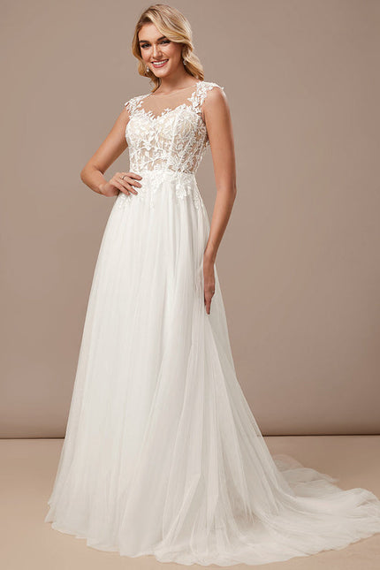 Robe Mariee Traine Dentelle - gallery 2