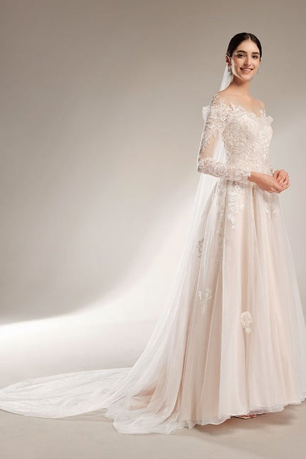 Robe Dentelle De Mariée Élégante - gallery 5