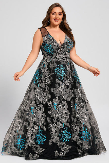 Robe Dentelle Soirée Florale Chic - gallery 7