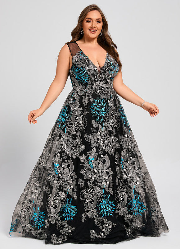 Robe Dentelle Soirée Florale Chic - gallery 7