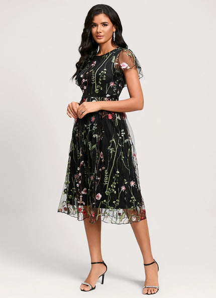 Robe Dentelle Genoux