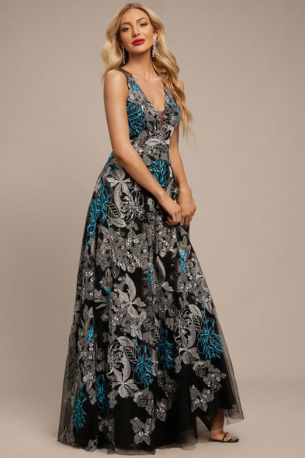 Robe Dentelle Soirée Florale Chic - gallery 5