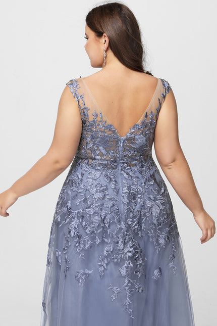 Robe Dentelle Étoile Azur - gallery 9