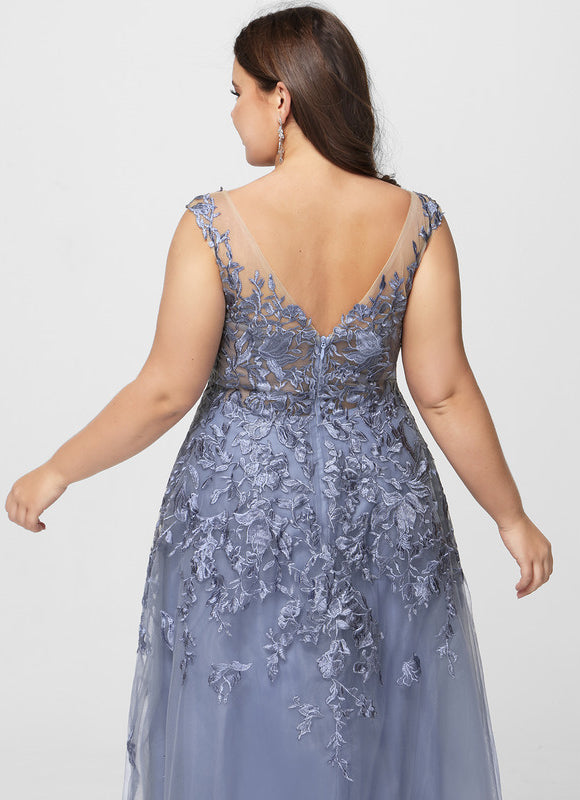 Robe Dentelle Étoile Azur - gallery 9
