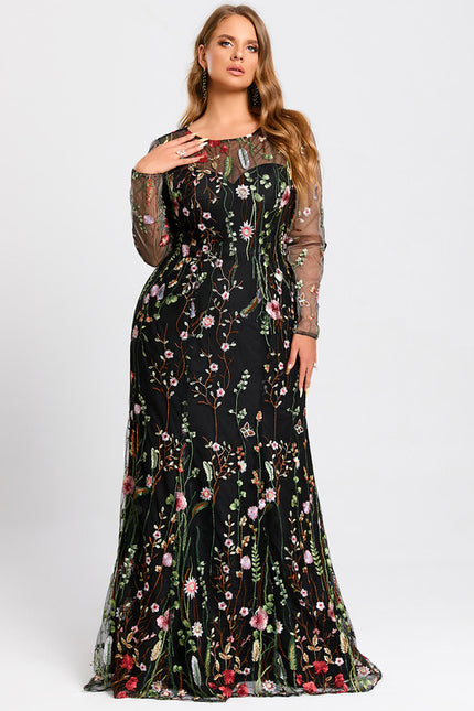 Robe Dentelle Florale Éthérée - gallery 8