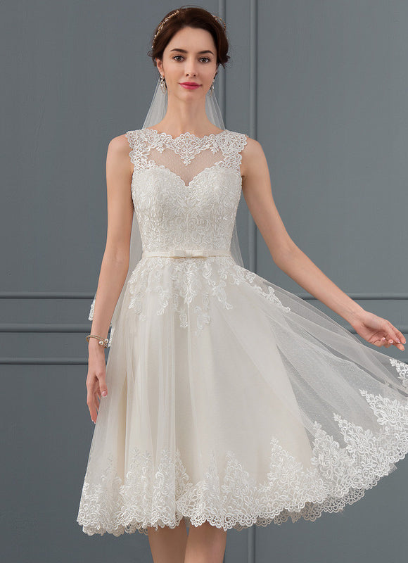 Robe Dentelle Satinée Éclairée - gallery 5
