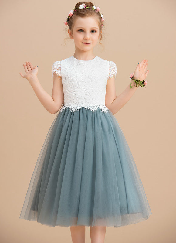 Robe Dentelle Dorée Délicate - gallery 4