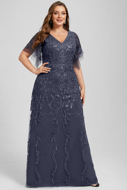 Robe Dentelle Vaporeuse Ornée - gallery 8