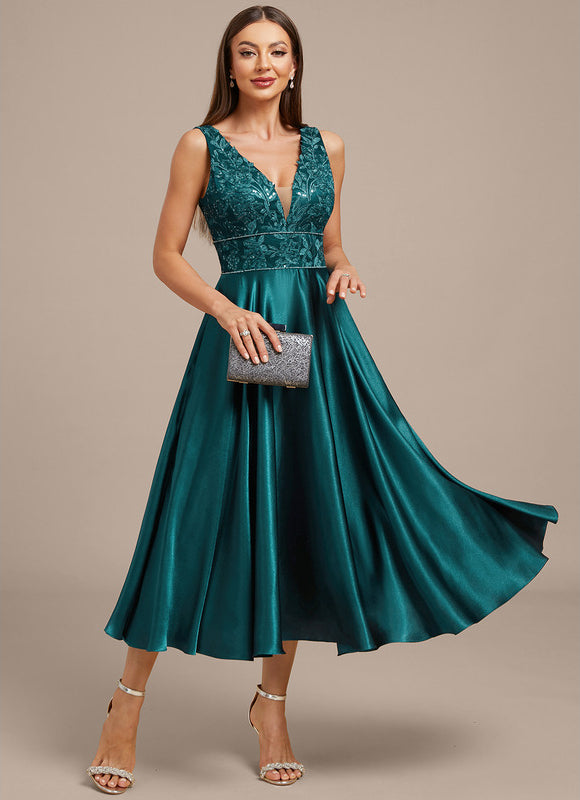 Robe Dentelle Éclat Dazur