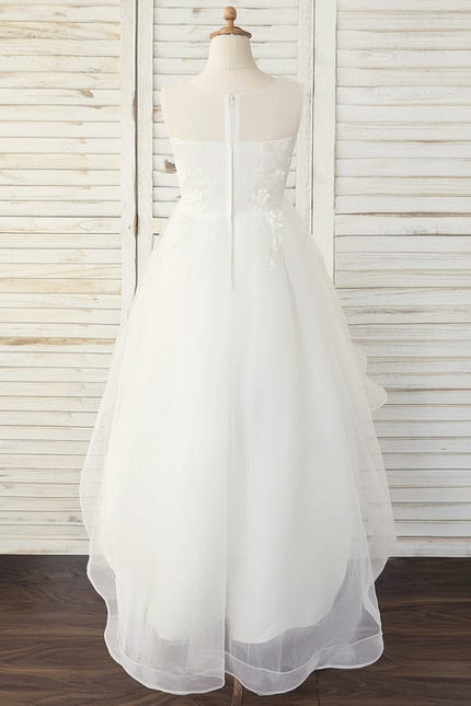Robe Dentelle Enfant Flottante - gallery 3