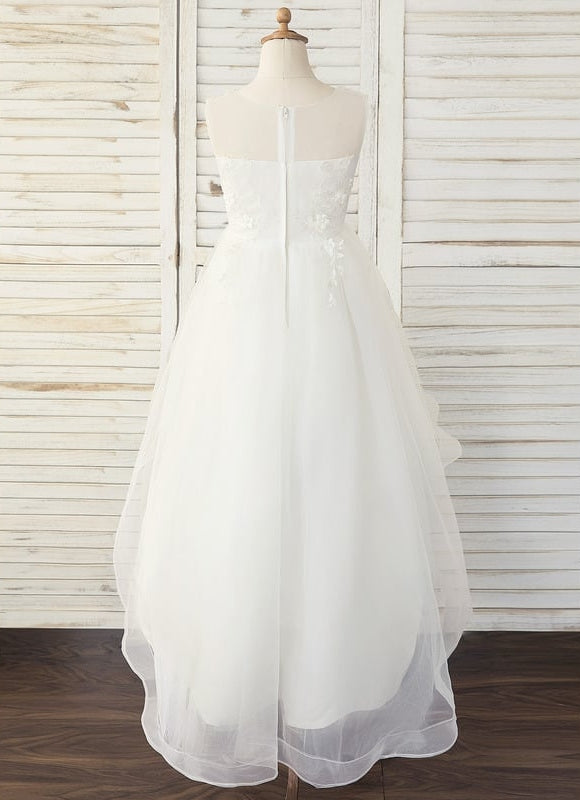 Robe Dentelle Enfant Flottante - gallery 3