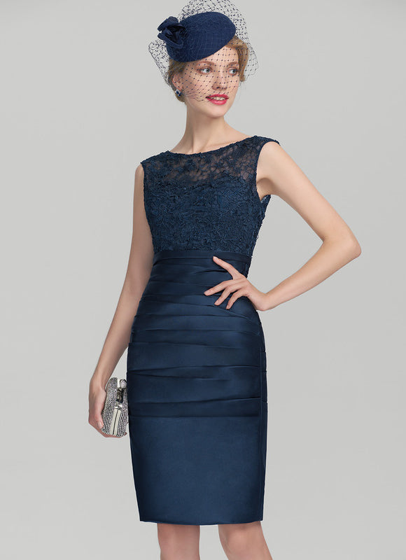 Robe Dentelle Chic Marine - gallery 1