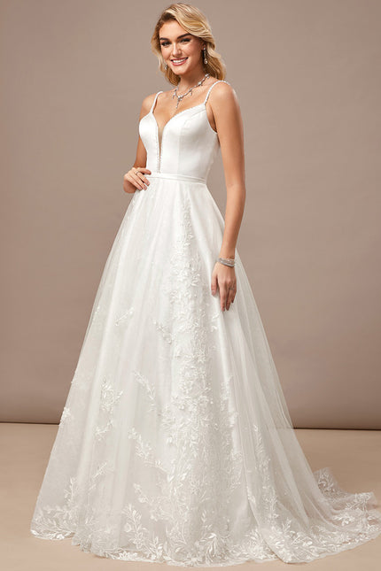 Robe Dentelle Perlée - gallery 1