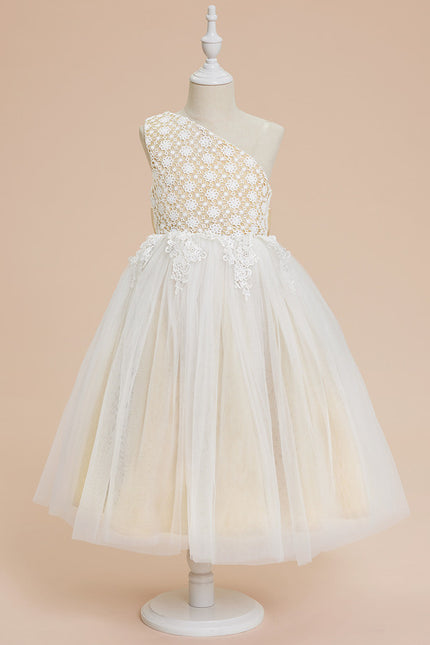 Robe Dentelle Élégante À Nœud - gallery 4