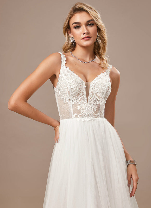 Robe De Mariee Fluide Et Dentelle - gallery 5
