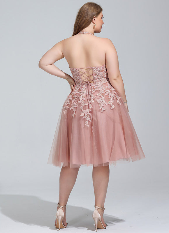 Robe Dentelle En Tulle Délicat - gallery 6