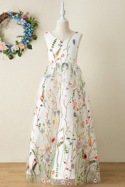 Robe Dentelle Enchantée Florale - gallery 1