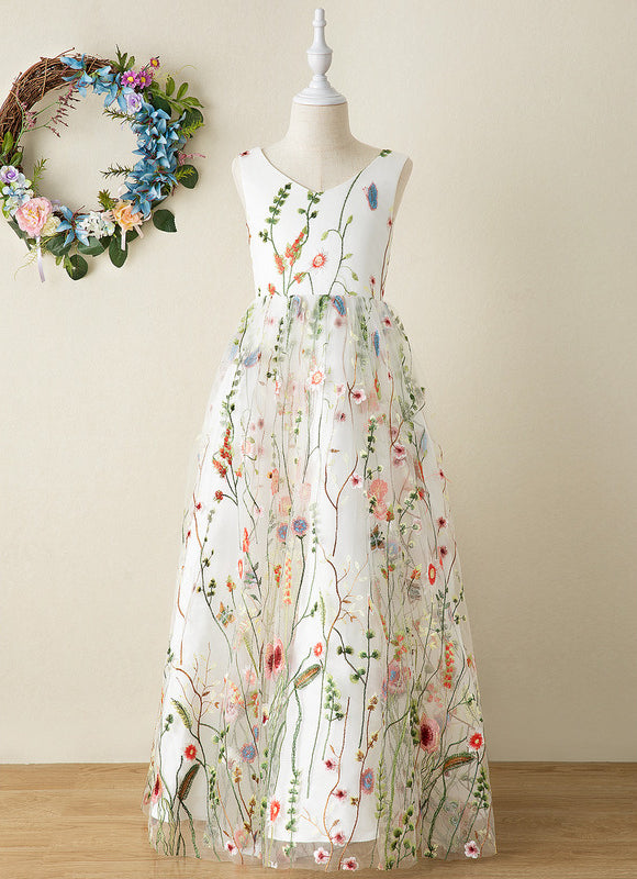 Robe Dentelle Enchantée Florale - gallery 1