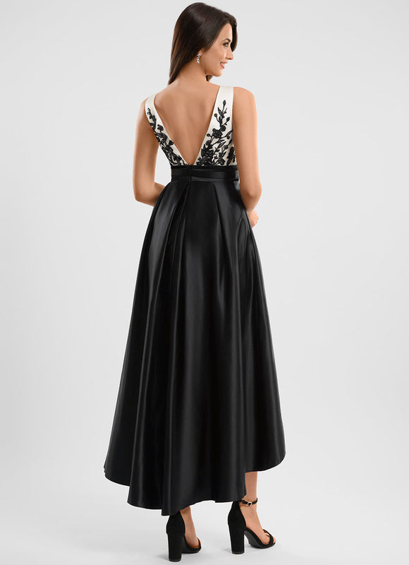 Robe Dentelle Bi-Matière Chic - gallery 4