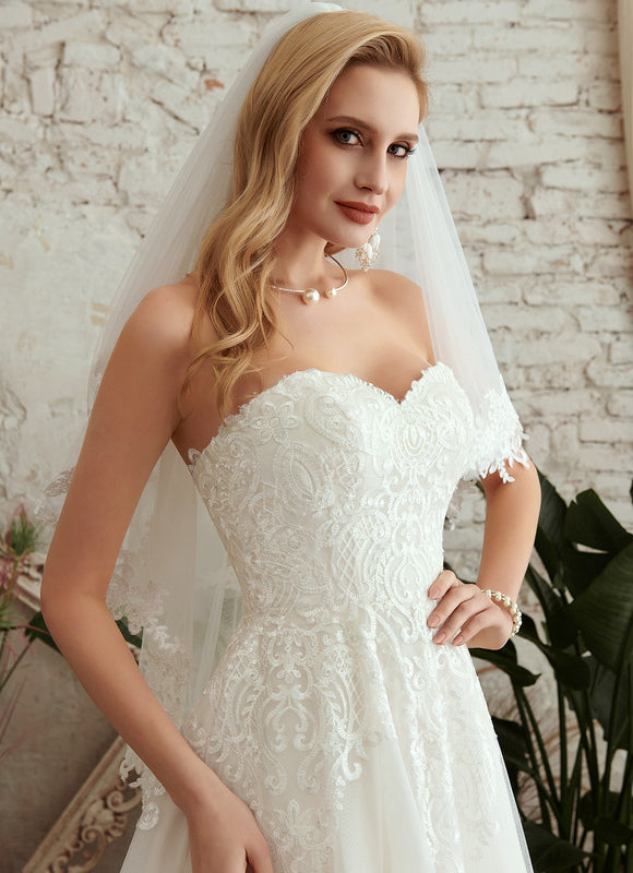 Robe Dentelle Vaporeuse Élégante - gallery 1