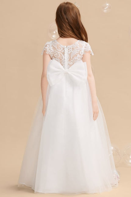 Robe Dentelle Blanche Légère - gallery 3