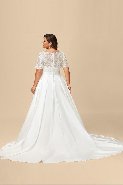 Robe Mariee Champetre Dentelle - gallery 8