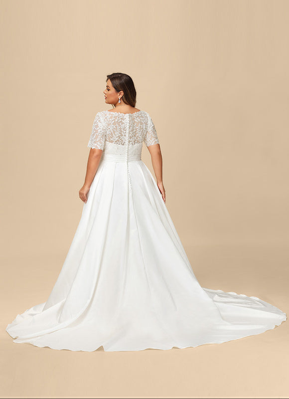 Robe Mariee Champetre Dentelle - gallery 8