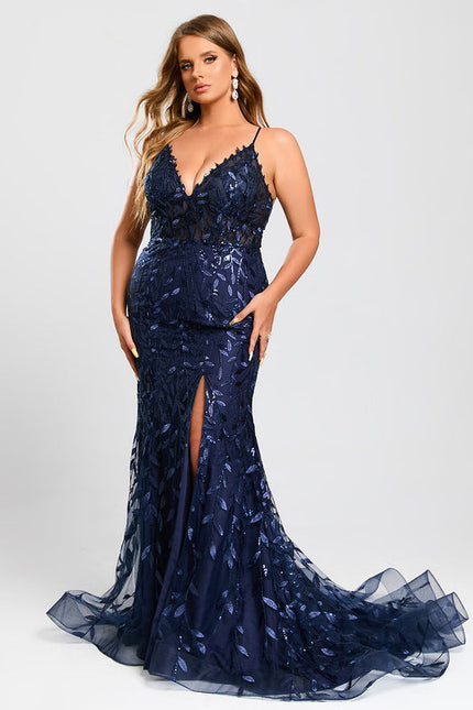 Robe Dentelle Sirène Scintillante - gallery 7