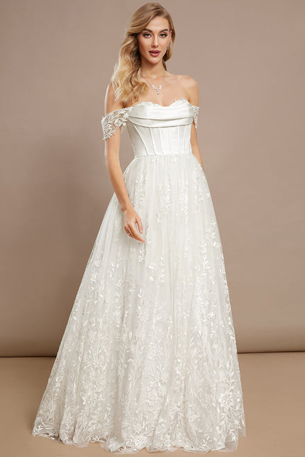 Robe Dentelle Satinée Florale