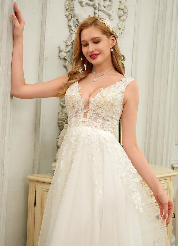 Robe Dentelle Élégance Nuptiale Tulle - gallery 6